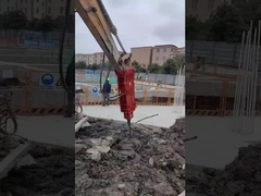 YTB100 トップタイプ / トライアングル 液圧ブレーカー 100 シゼル スーツ 10-16 トン