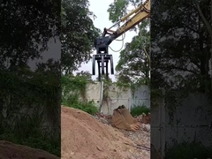 石/木を拾う機械のグアンリン掘削機