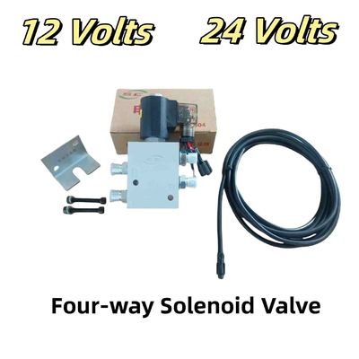 掘削機のグリバーのための四方向電磁弁 12V / 24V