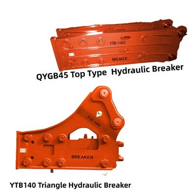 YTB140 トップタイプ / トライアングル水力ブレーカー 140 19-26 トンの掘削機のためのシゼル